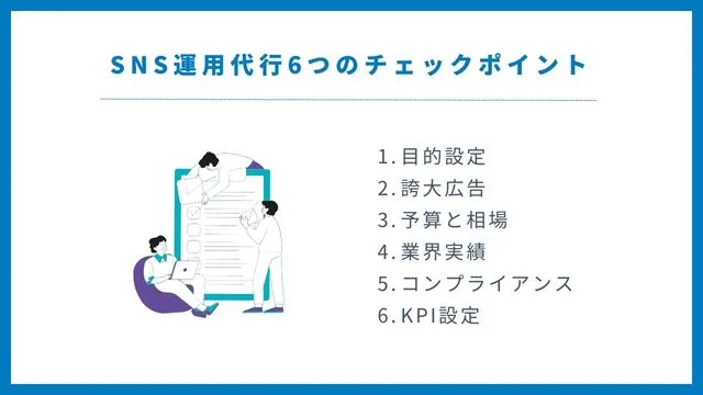 SNS運用代行　チェックポイント　一覧表